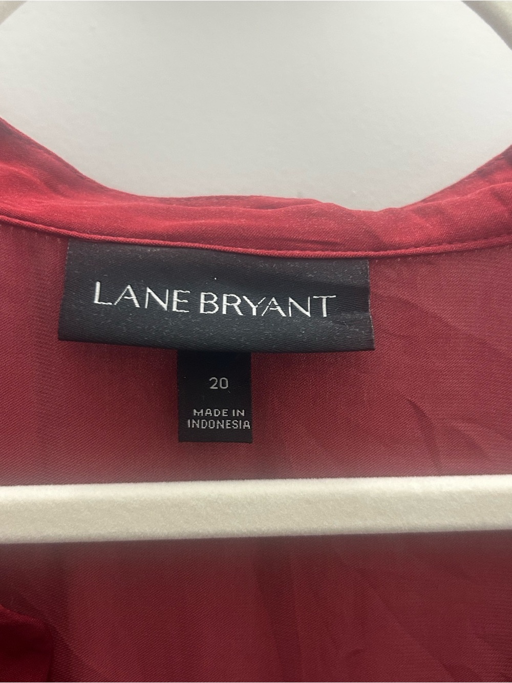 Lane Bryant Burgundy Red Women's Robe Top